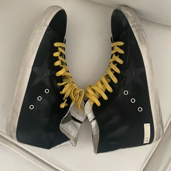 Golden Goose Francy Mens High Top Sneakers - Picture 5 of 16